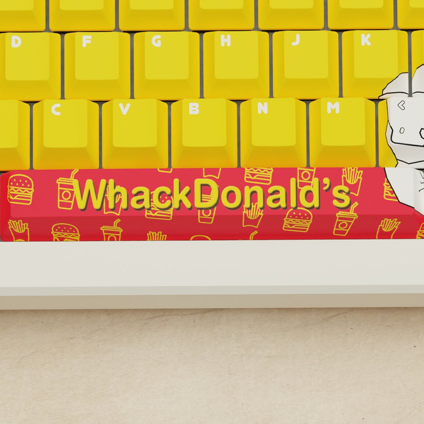 Alpha 82 - 75% Whackdonald Mechanical Keyboard - Goblintechkeys