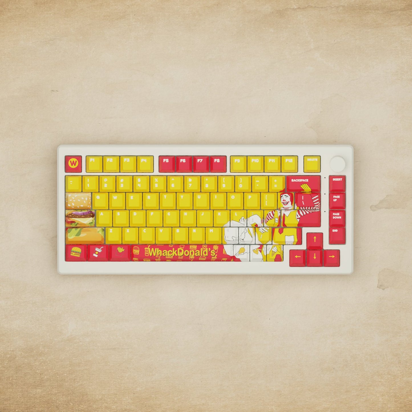 Alpha 82 - 75% Whackdonald Mechanical Keyboard - Goblintechkeys