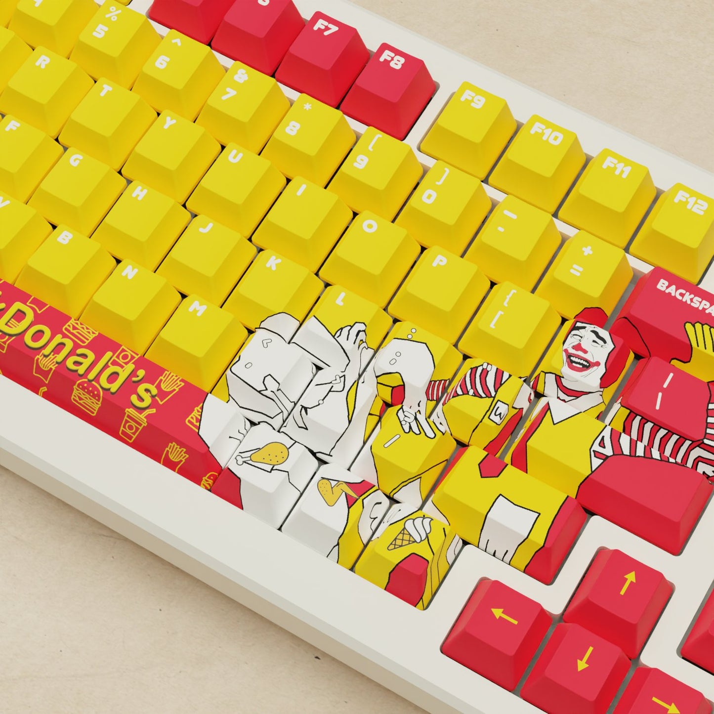 Alpha 82 - 75% Whackdonald Mechanical Keyboard - Goblintechkeys