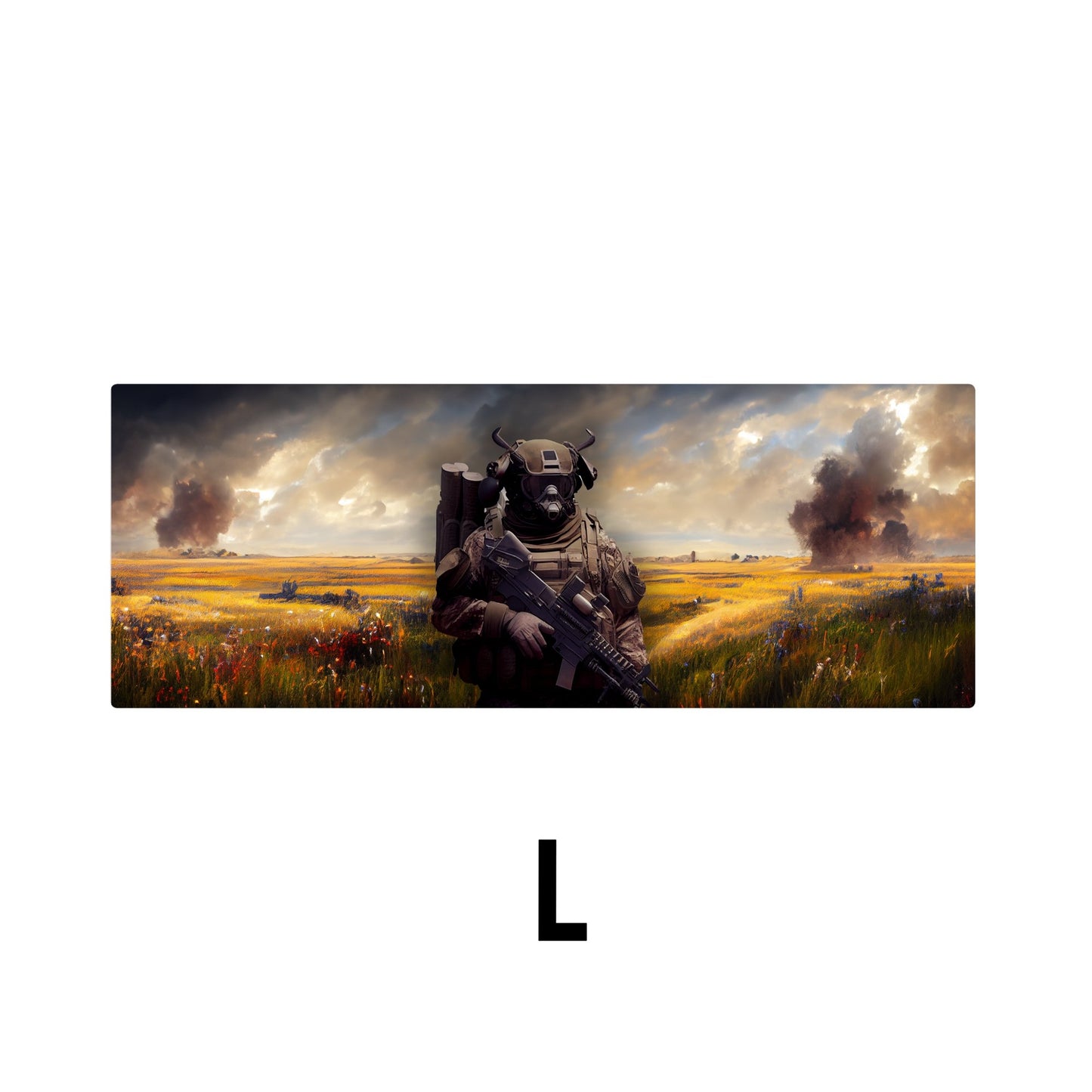 Buffalo Soldier Desk Mat | Mouse Pad | Gaming & Office Desk Mat - Goblintechkeys