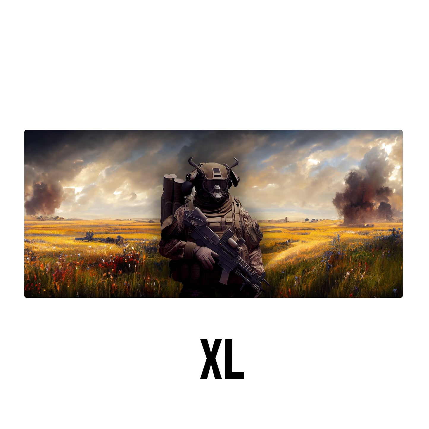 Buffalo Soldier Desk Mat | Mouse Pad | Gaming & Office Desk Mat - Goblintechkeys