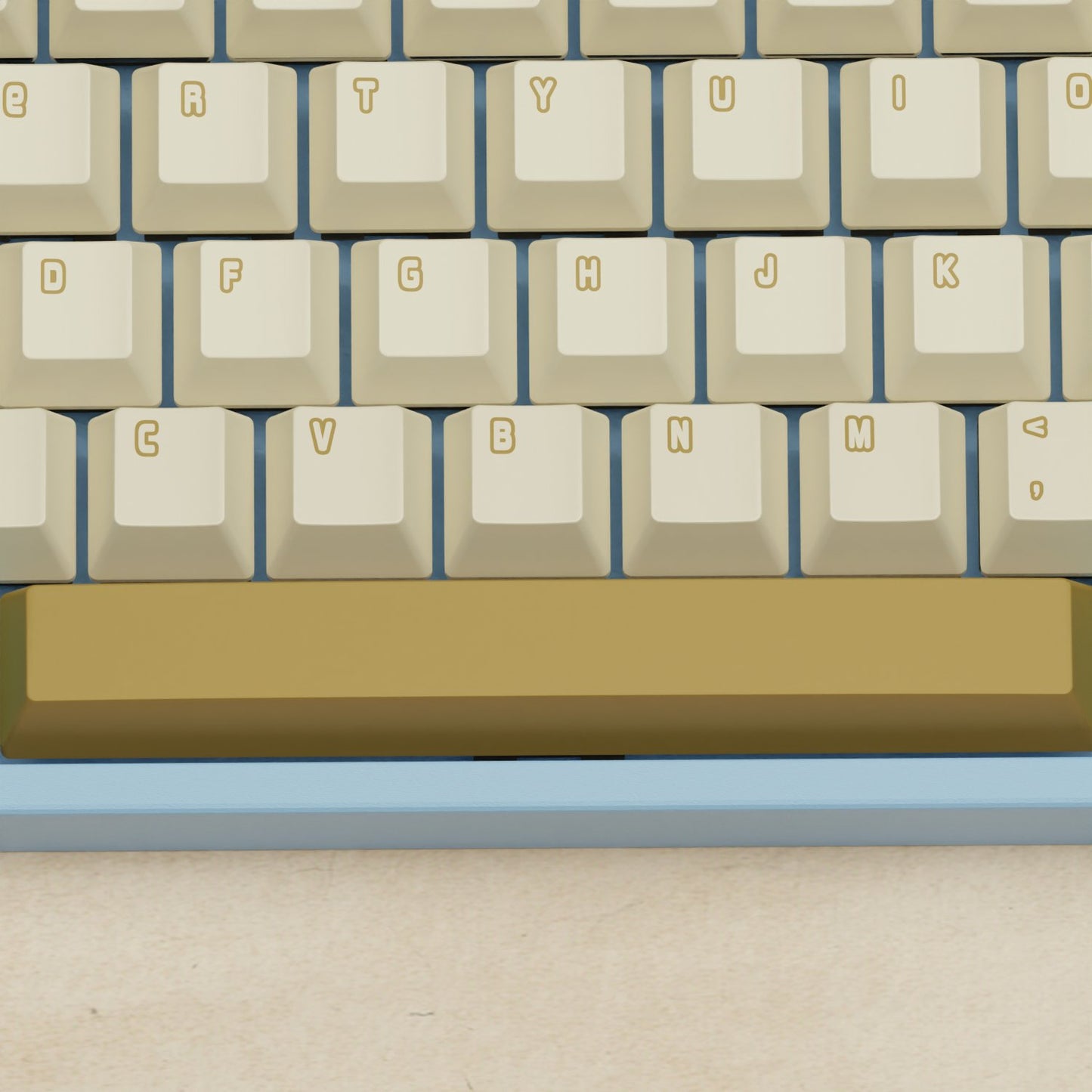 Creamy Blue Keycaps - Goblintechkeys