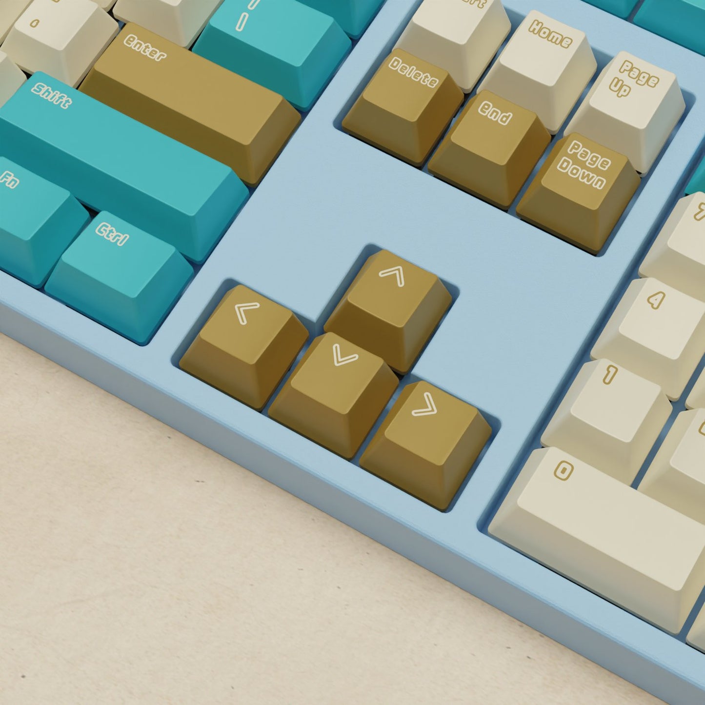 Creamy Blue Keycaps - Goblintechkeys