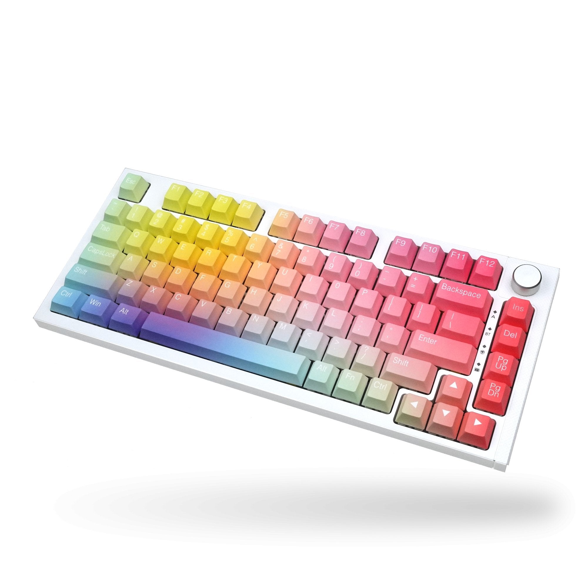 Creamy Rainbow Keyboard - Goblintechkeys