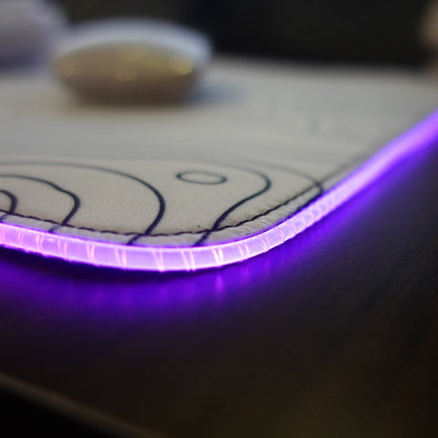 Custom Wireless Charging RGB Deskmat | Custom Your Own Design | Custom Deskmat - Goblintechkeys