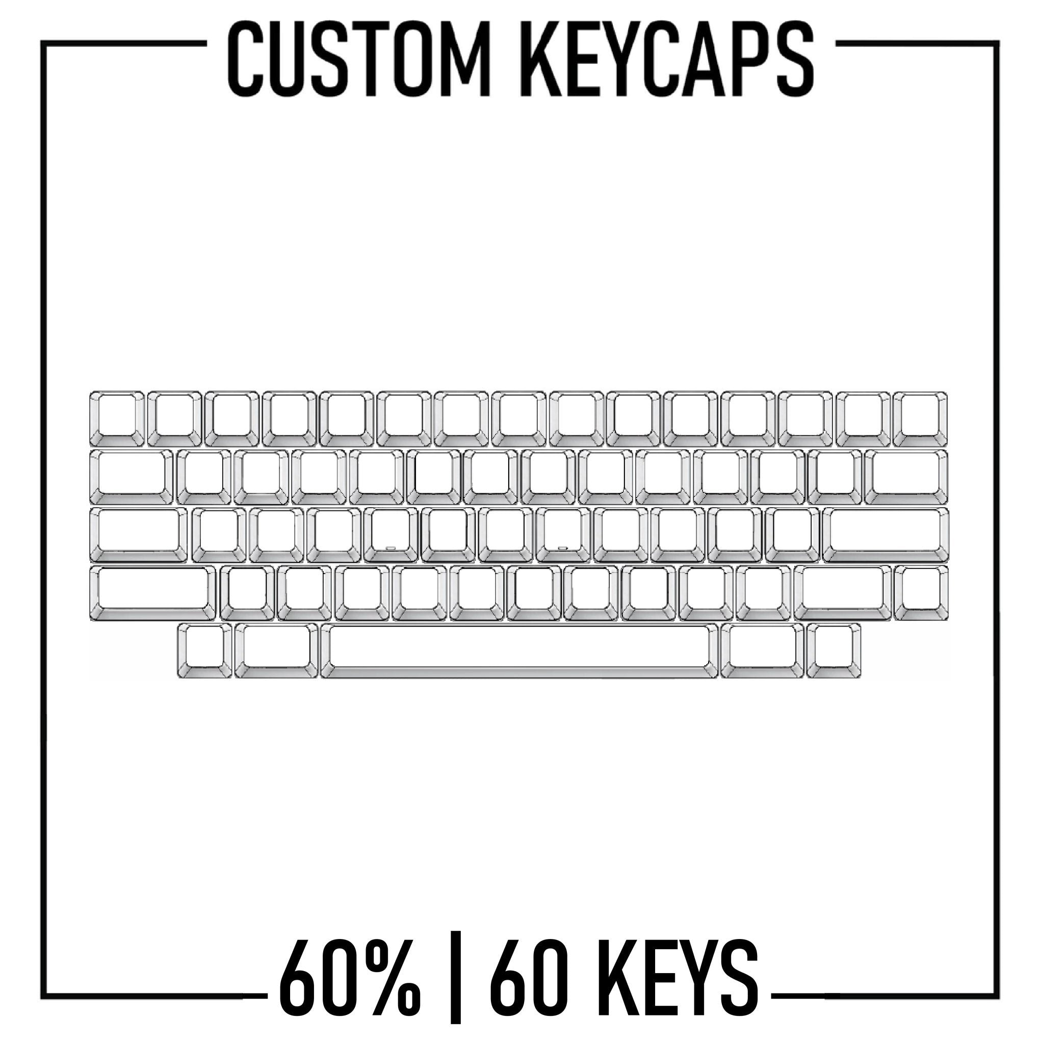 Design Studio 60 Keyboard Custom Keycaps Set PBT Keycaps