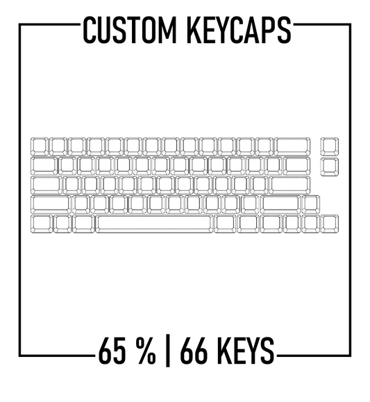 Design Studio - 65% Keyboard Custom Keycap ( ANSI 66 keys ) - Goblintechkeys