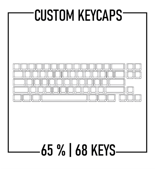 Design Studio - 65% Keyboard Custom PBT Keycap set ( ANSI 68 keys ) - Goblintechkeys