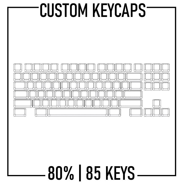 Design Studio - 80% Keyboard Custom PBT Keycap set ( ANSI ) - Goblintechkeys