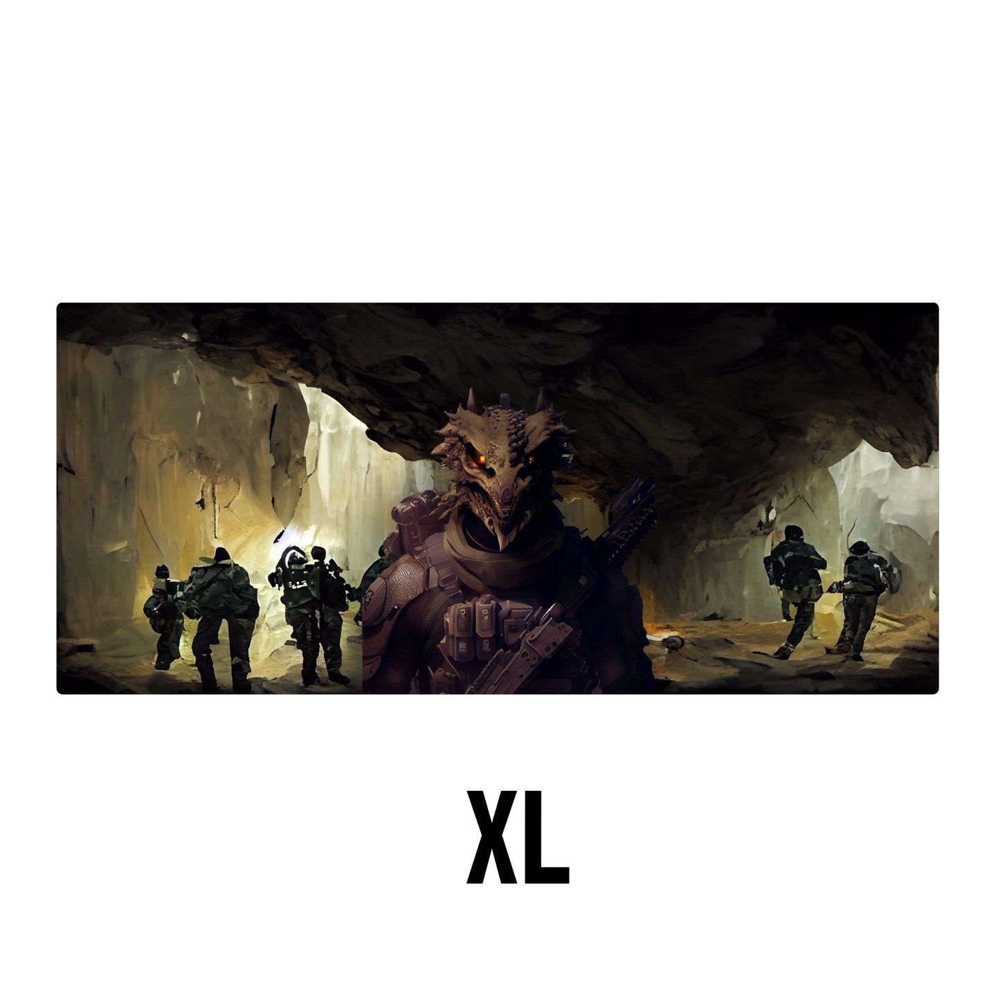 Dragon Soldier Desk Mat | Mouse Pad | Gaming & Office Desk Mat - Goblintechkeys