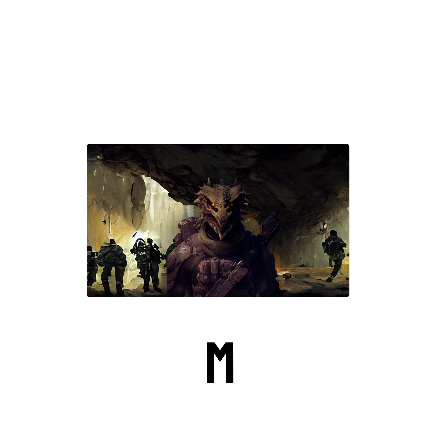 Dragon Soldier Desk Mat | Mouse Pad | Gaming & Office Desk Mat - Goblintechkeys