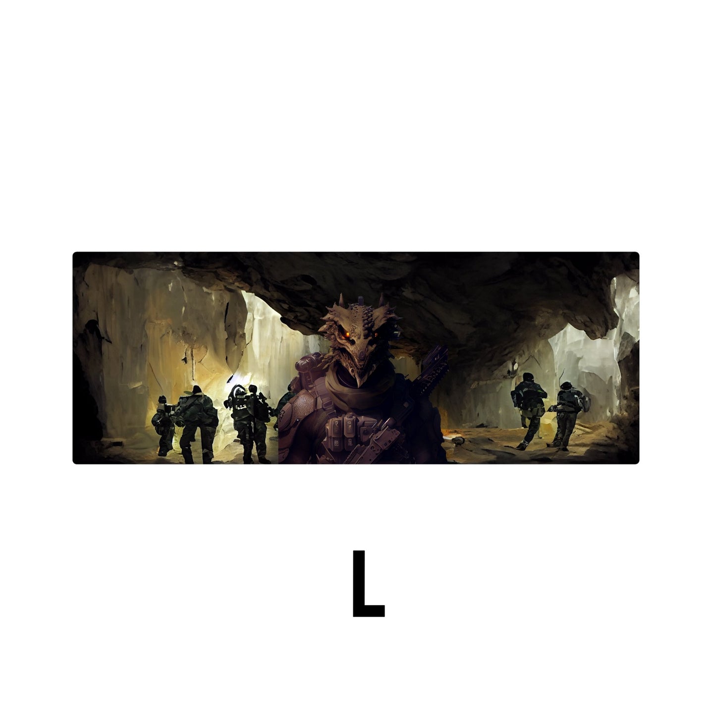 Dragon Soldier Desk Mat | Mouse Pad | Gaming & Office Desk Mat - Goblintechkeys