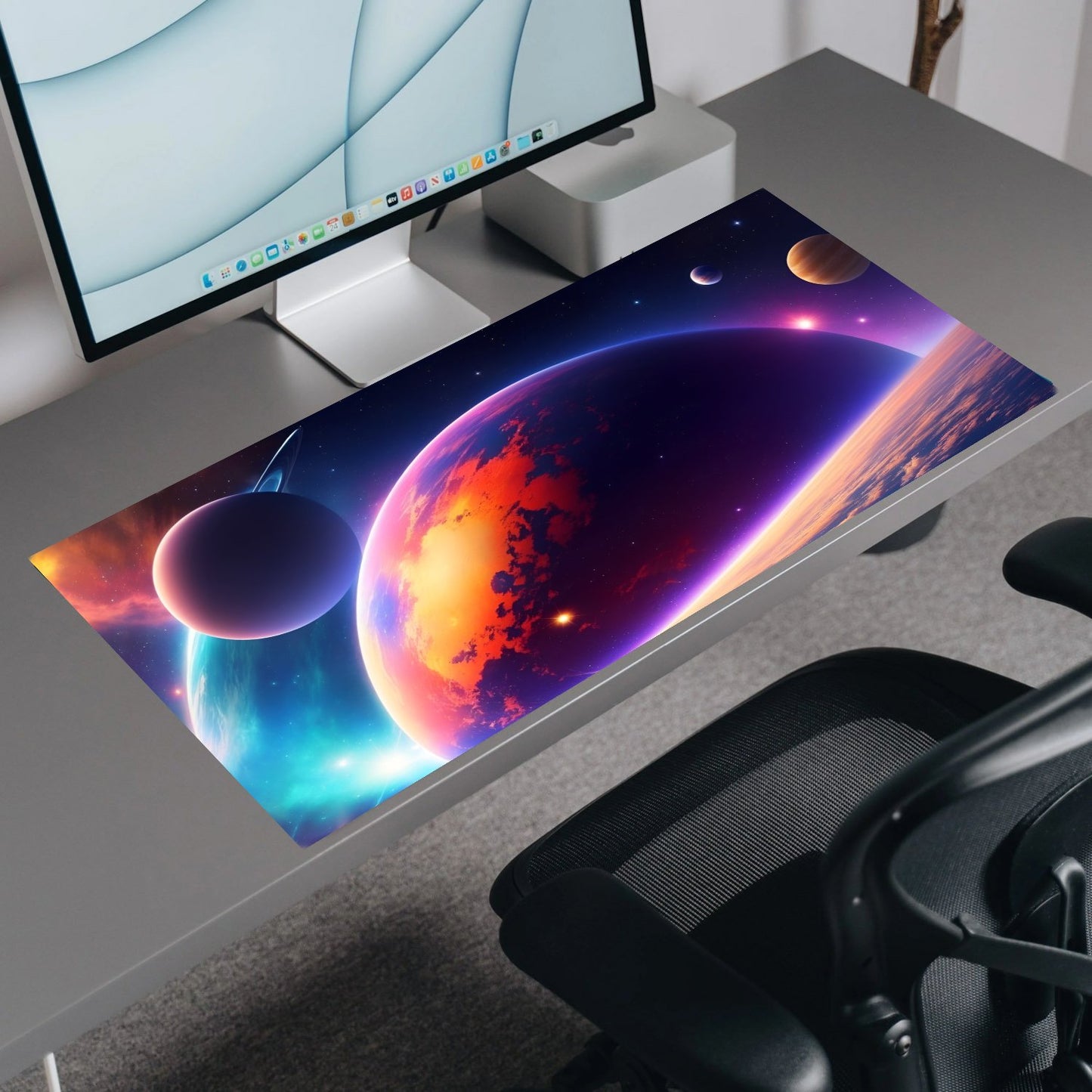 Ethereal Elegance | Custom Artisan Mousepad | Gaming & Office Desk Mat - Goblintechkeys