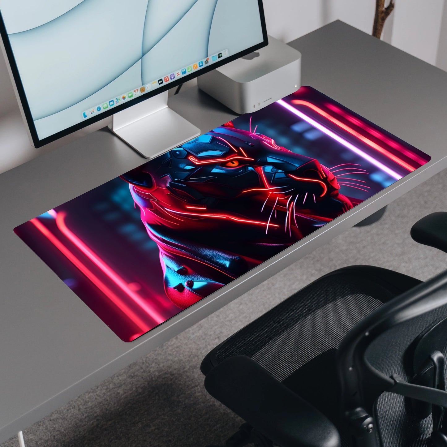 Glowing Majesty | Custom Artisan Mousepad | Gaming & Office Desk Mat - Goblintechkeys