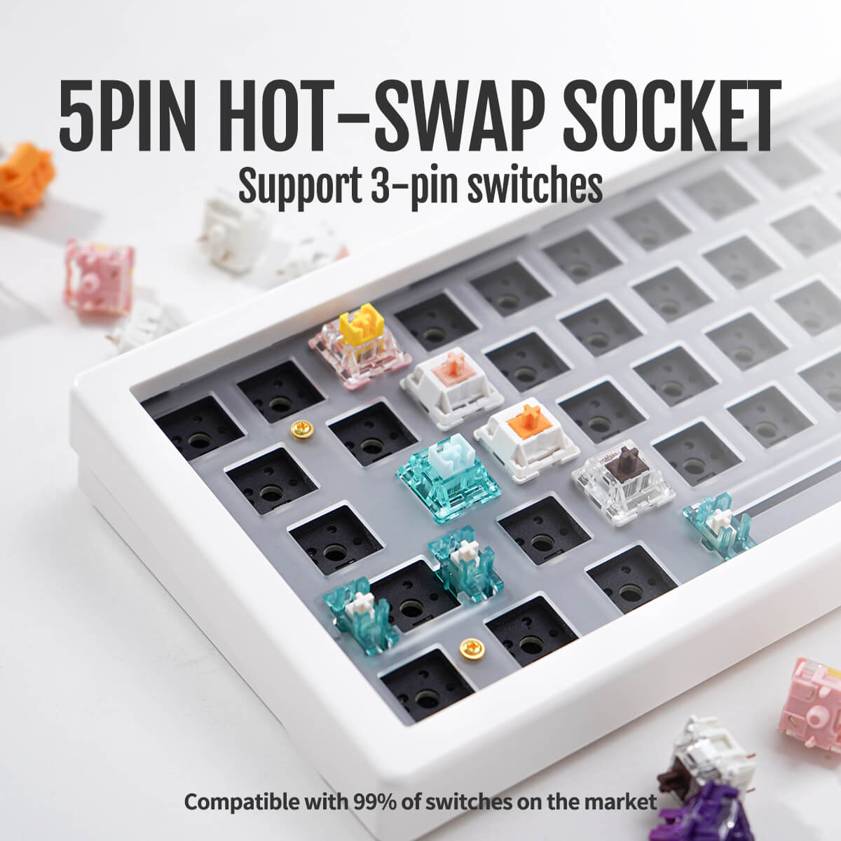 GMK67 65% Wireless Mechanical Keyboard Barebone Kit - Goblintechkeys