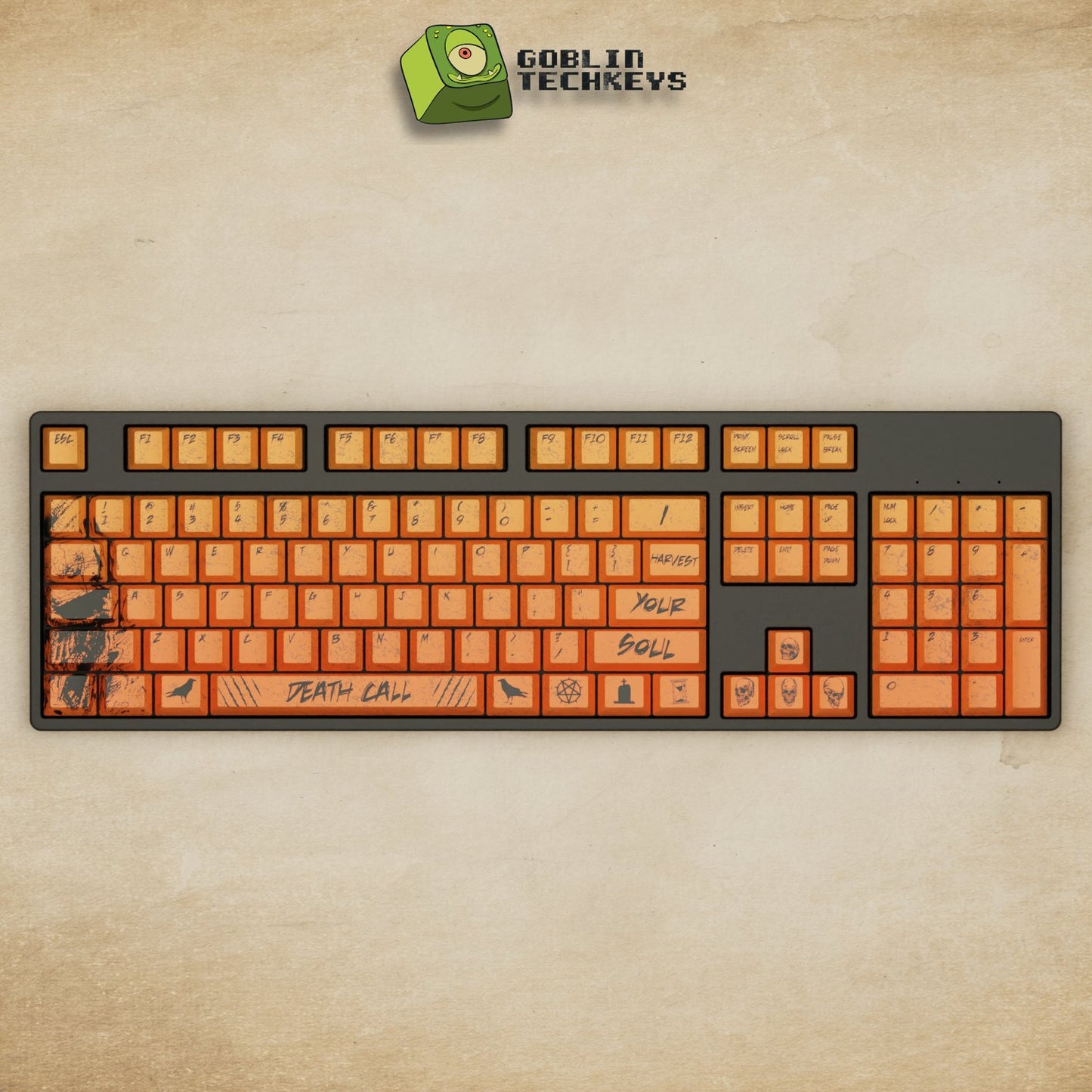 Grim Reaper Keycaps - Goblintechkeys