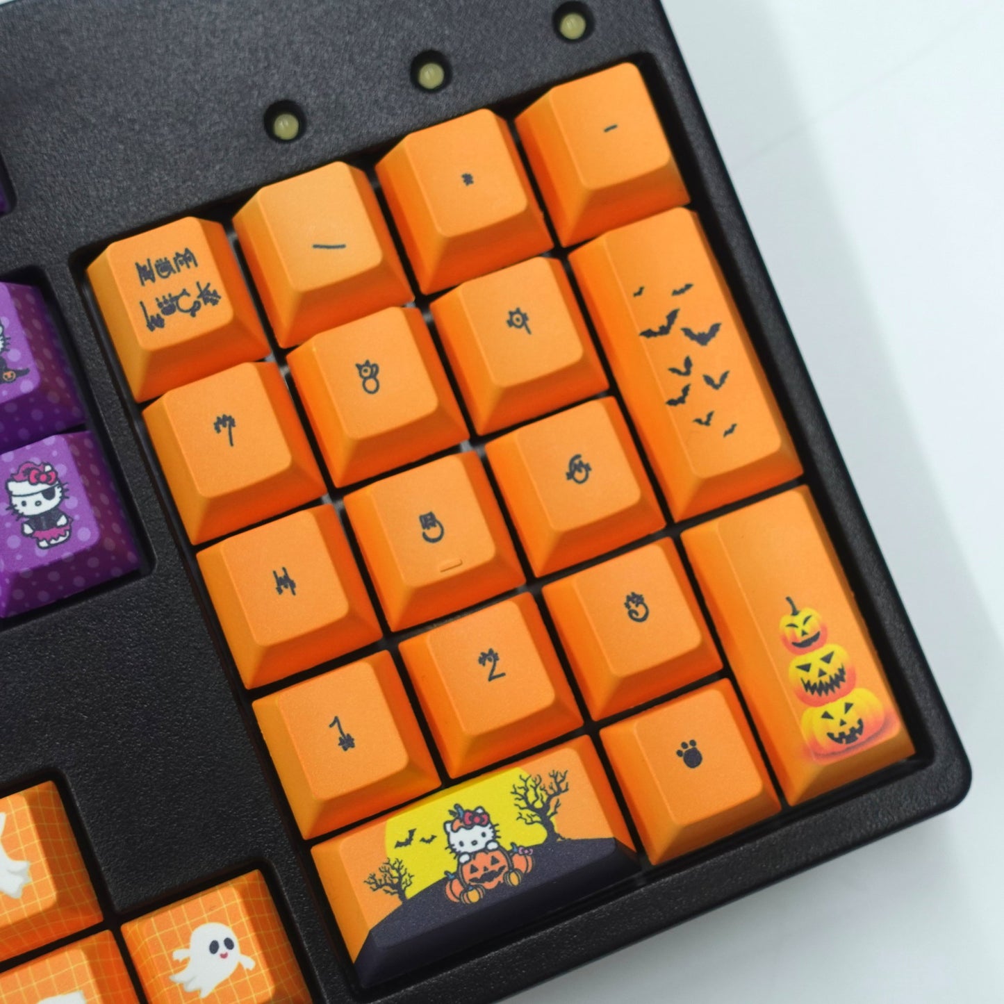 Hello Kitty Halloween Themed Keycaps | Cute Keycaps - Goblintechkeys