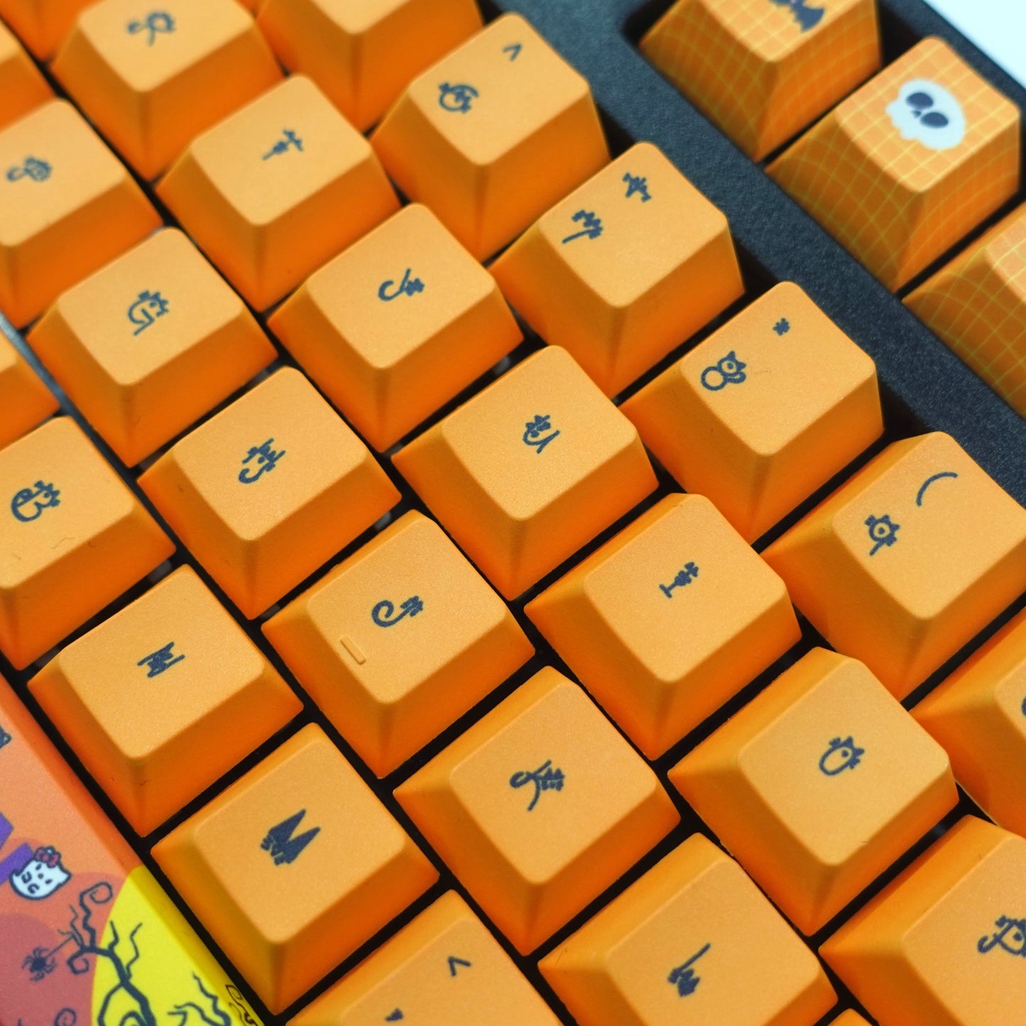 Hello Kitty Halloween Themed Keycaps | Cute Keycaps - Goblintechkeys