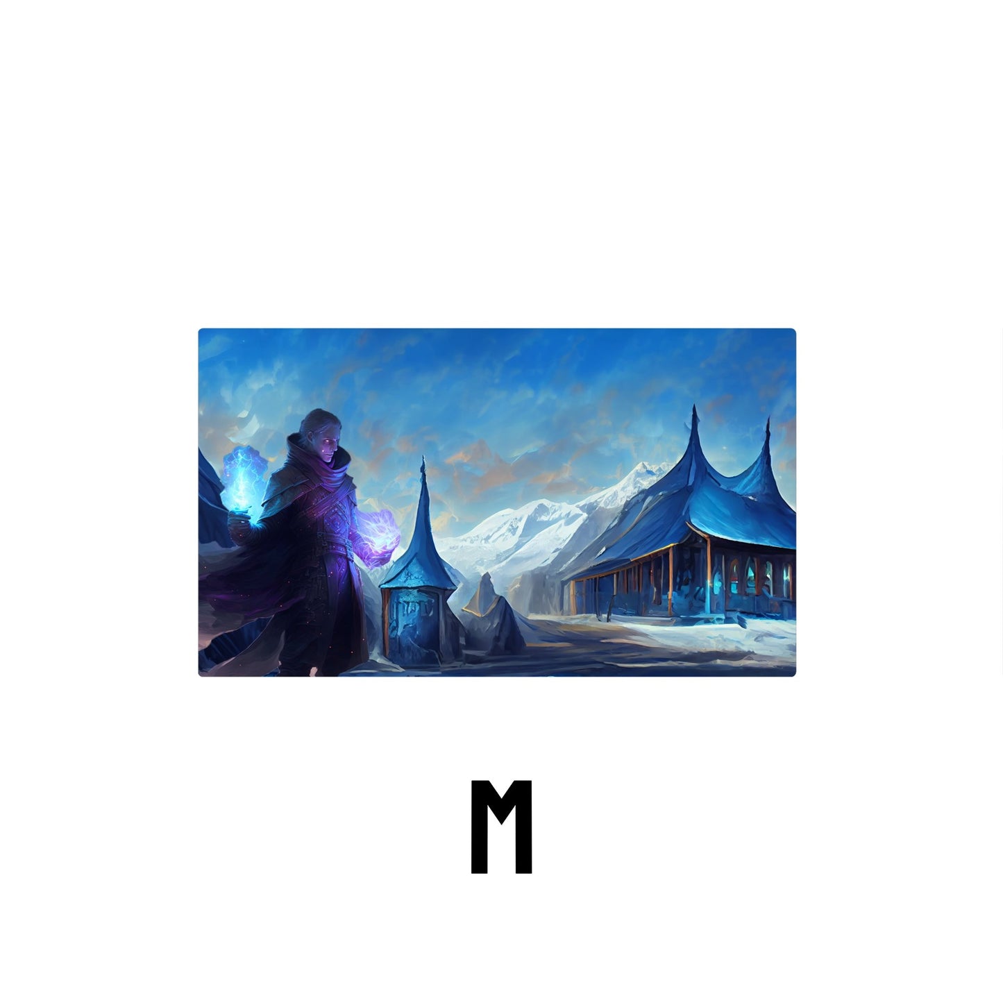 Ice Wizard Desk Mat | Mouse Pad | Gaming & Office Desk Mat - Goblintechkeys