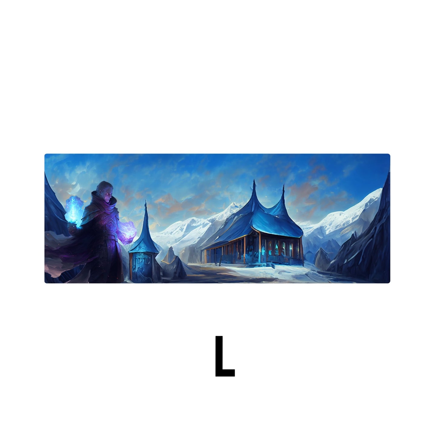 Ice Wizard Desk Mat | Mouse Pad | Gaming & Office Desk Mat - Goblintechkeys