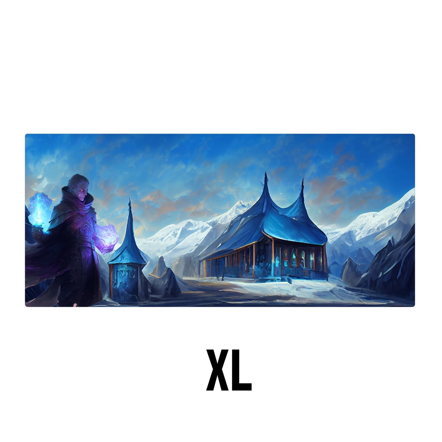 Ice Wizard Desk Mat | Mouse Pad | Gaming & Office Desk Mat - Goblintechkeys
