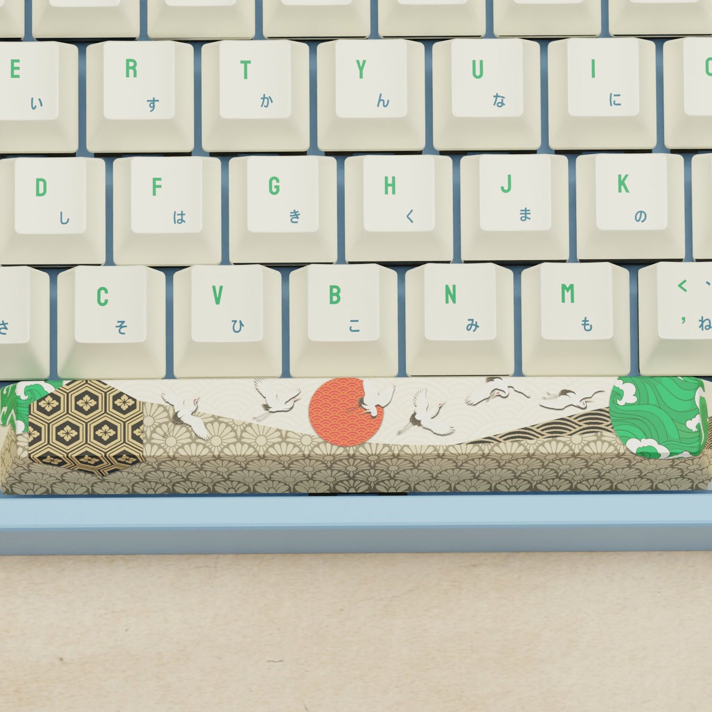 Japanese Crane Keycaps - Goblintechkeys