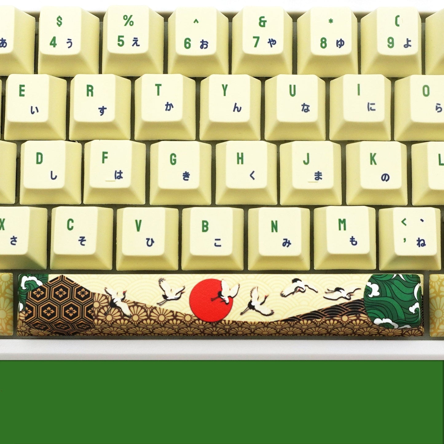 Japanese Crane Keycaps - Goblintechkeys