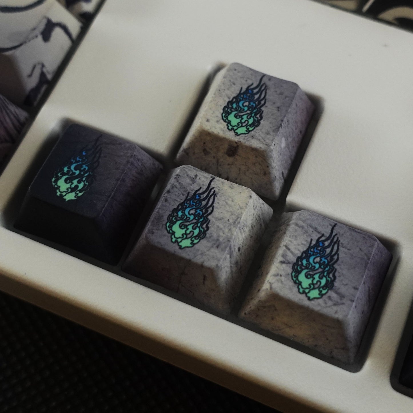 Japanese Oni Keycaps - Goblintechkeys