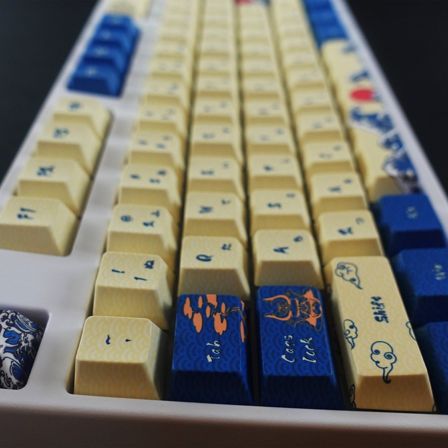 Japanese Wave Keycaps - Goblintechkeys