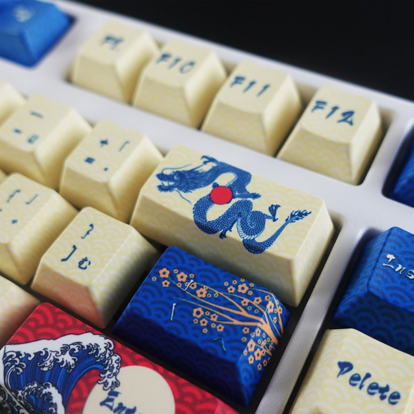 Japanese Wave Keycaps - Goblintechkeys