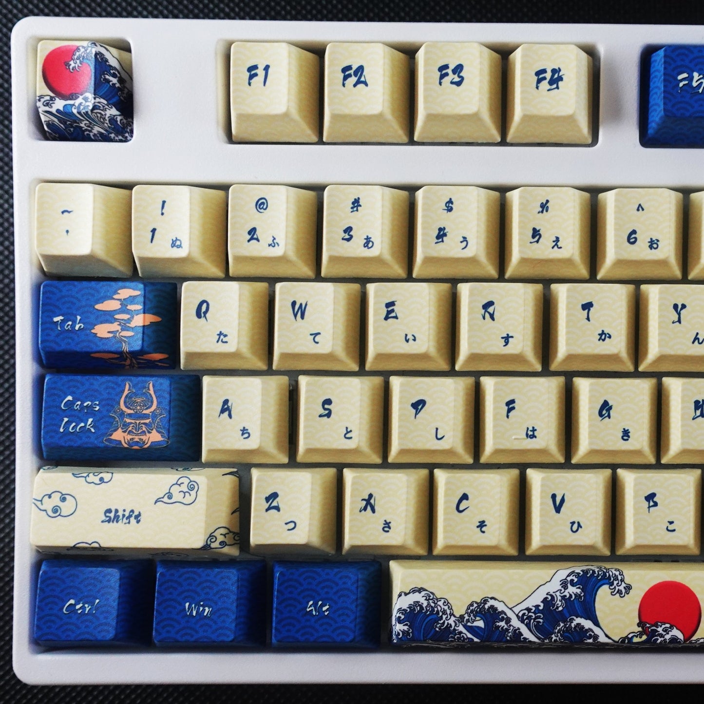 Japanese Wave Keycaps - Goblintechkeys