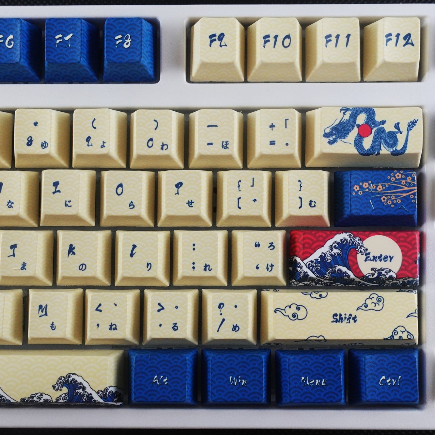 Japanese Wave Keycaps - Goblintechkeys