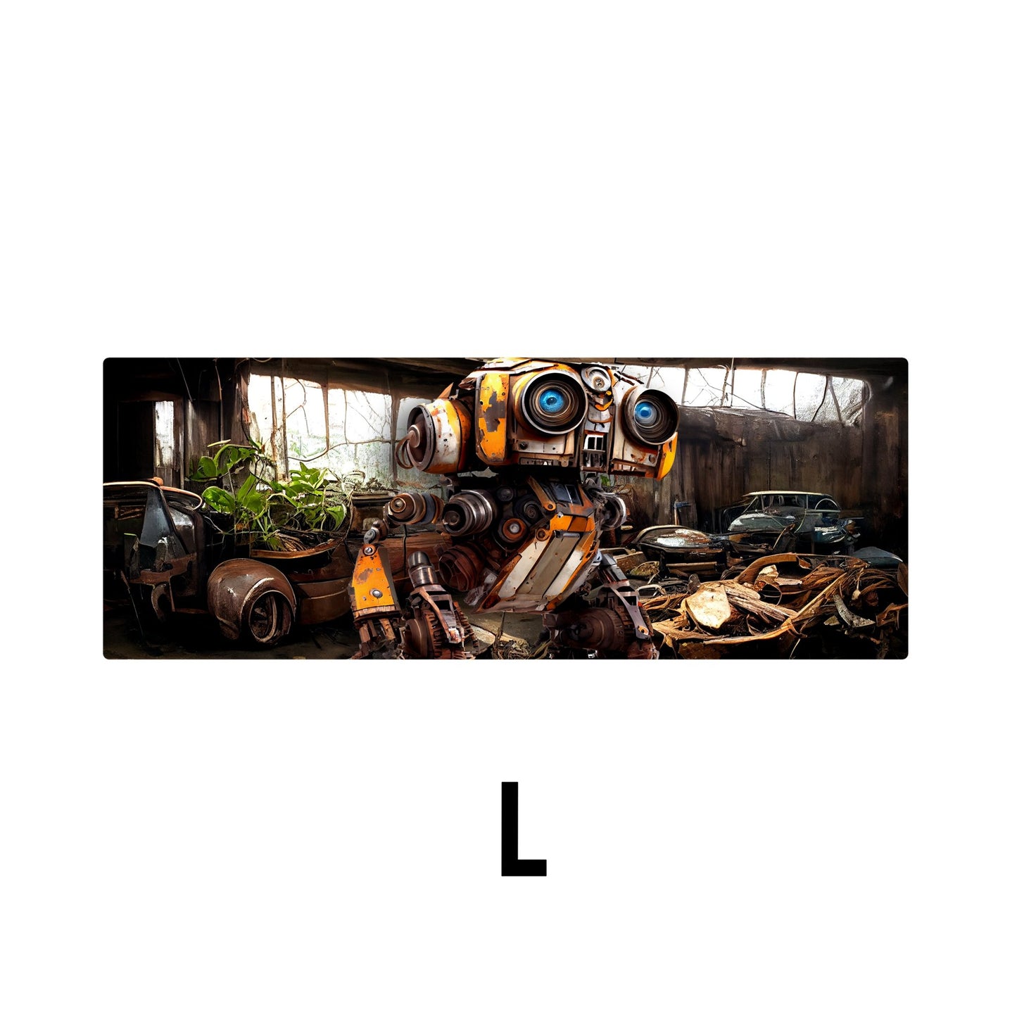 Junk Robot Desk Mat | Mouse Pad | Gaming & Office Desk Mat - Goblintechkeys