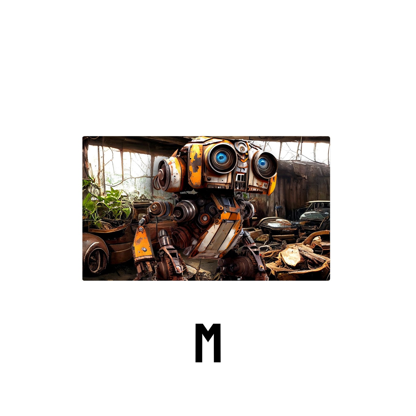 Junk Robot Desk Mat | Mouse Pad | Gaming & Office Desk Mat - Goblintechkeys