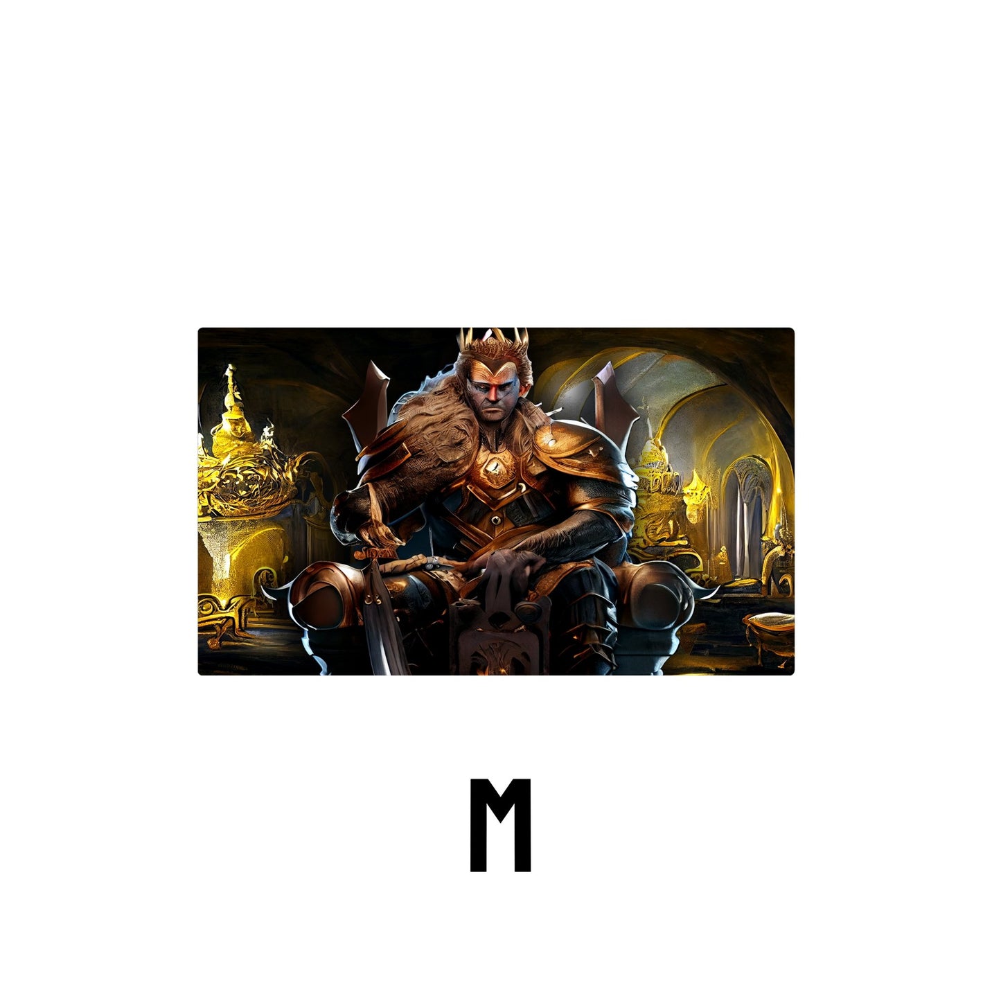 King Desk Mat | Mouse Pad | Gaming & Office Desk Mat - Goblintechkeys