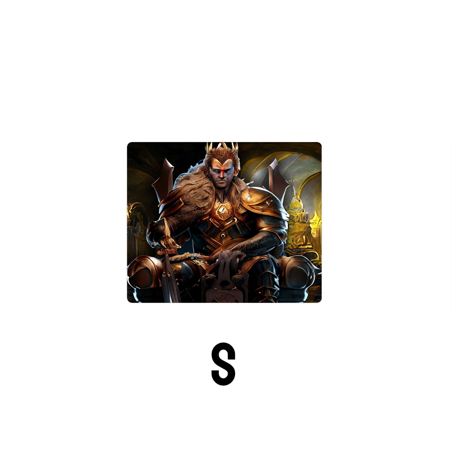 King Desk Mat | Mouse Pad | Gaming & Office Desk Mat - Goblintechkeys