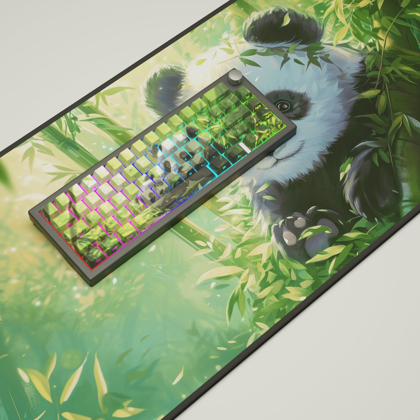 Lovely Panda GMK67 Keyboard(65% Mechanical Keyboard with knob) - Goblintechkeys