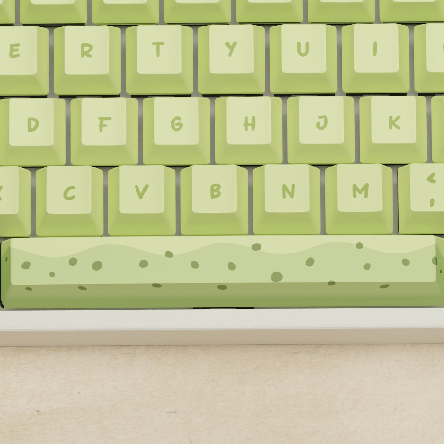 Matcha Boba Keycaps - Goblintechkeys