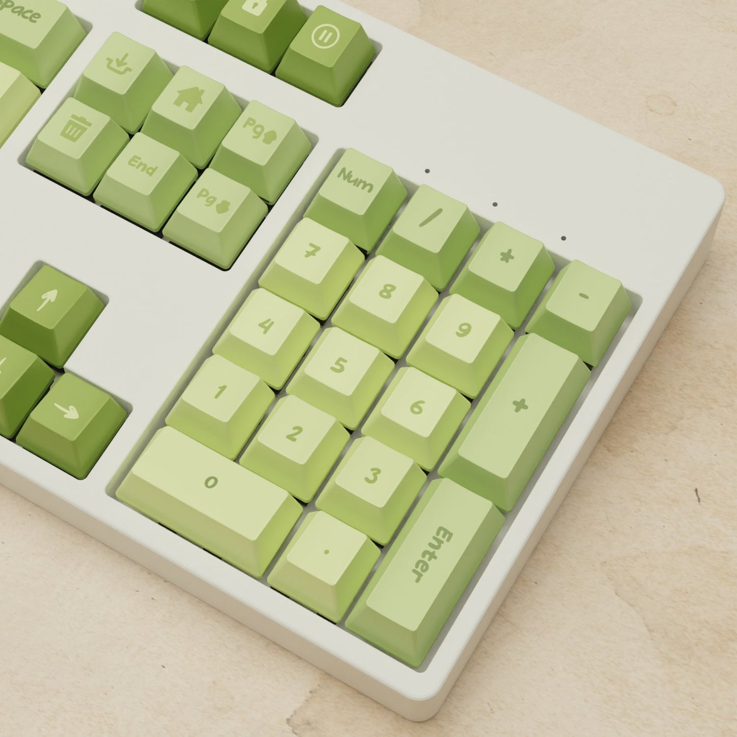 Matcha Boba Keycaps - Goblintechkeys