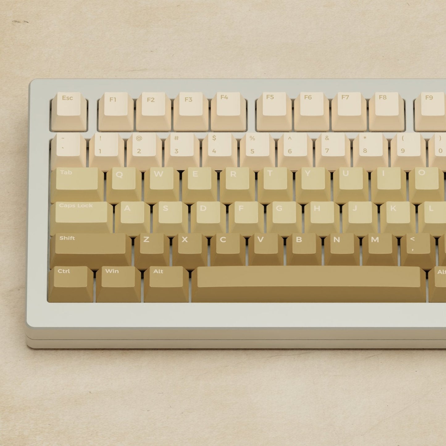 Monsgeek M1W - 75% 3D Latte Mechanical Keyboard - Goblintechkeys