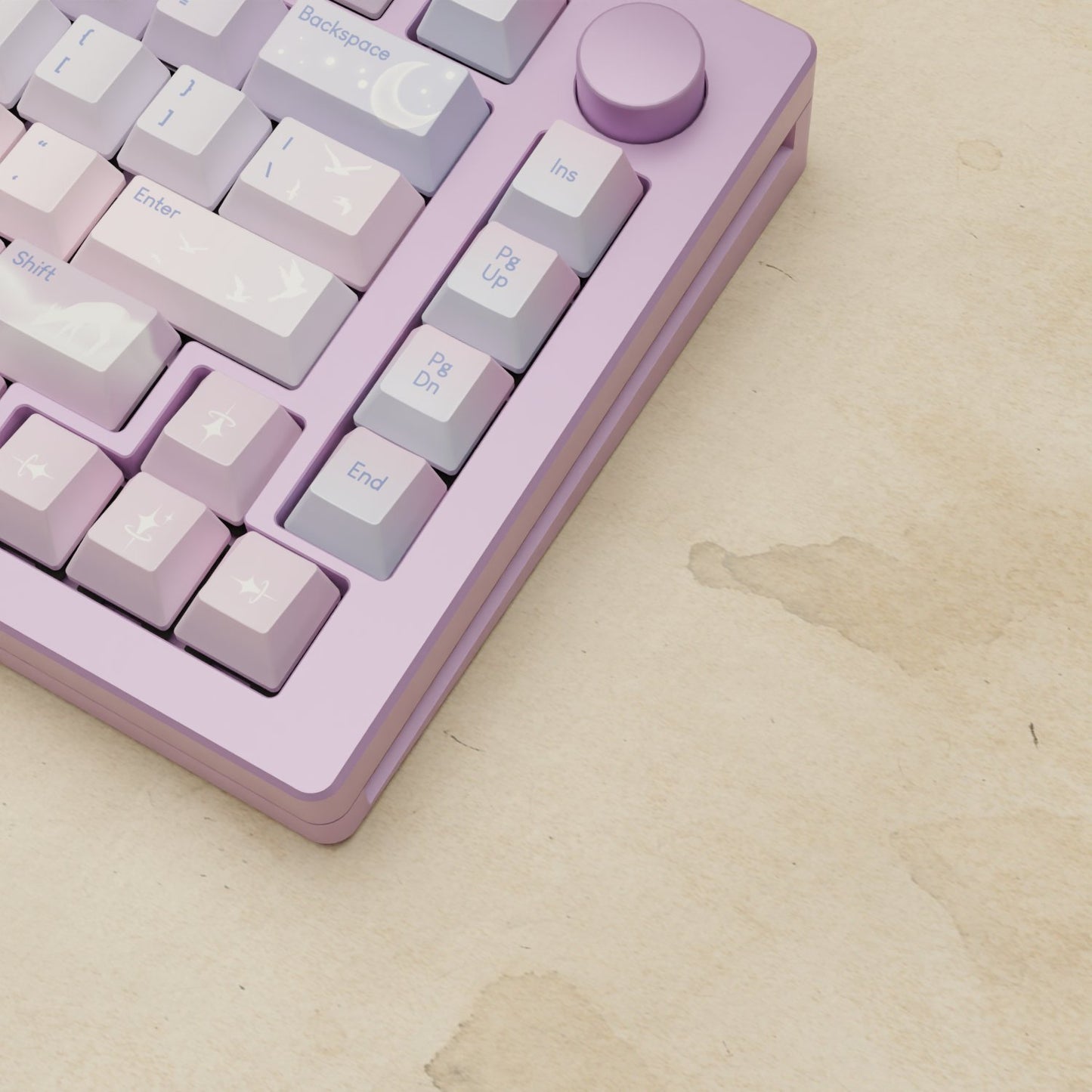 Monsgeek M1W - 75% Aesthetic Sky Mechanical Keyboard - Goblintechkeys