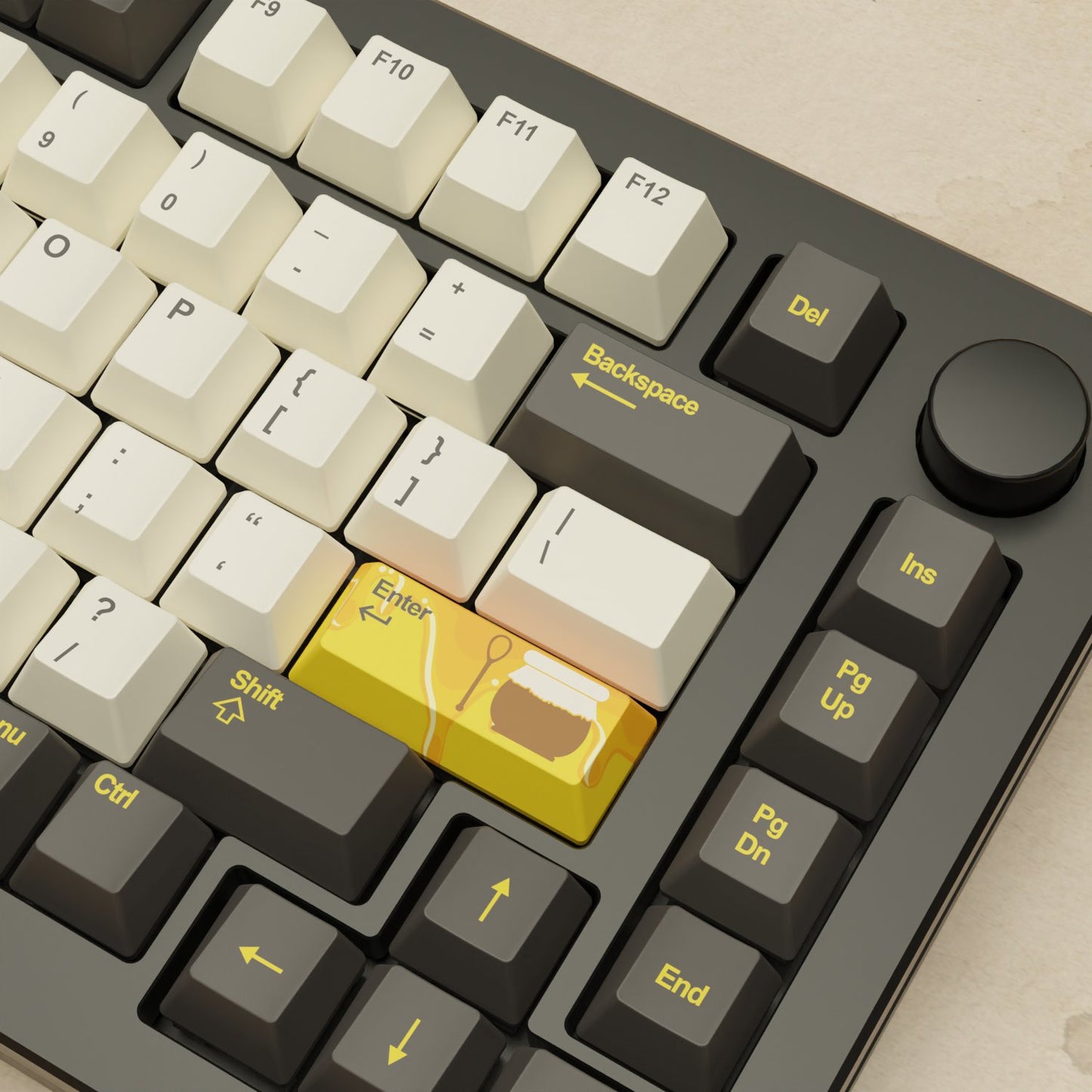 Monsgeek M1W - 75% Bee Mechanical Keyboard - Goblintechkeys