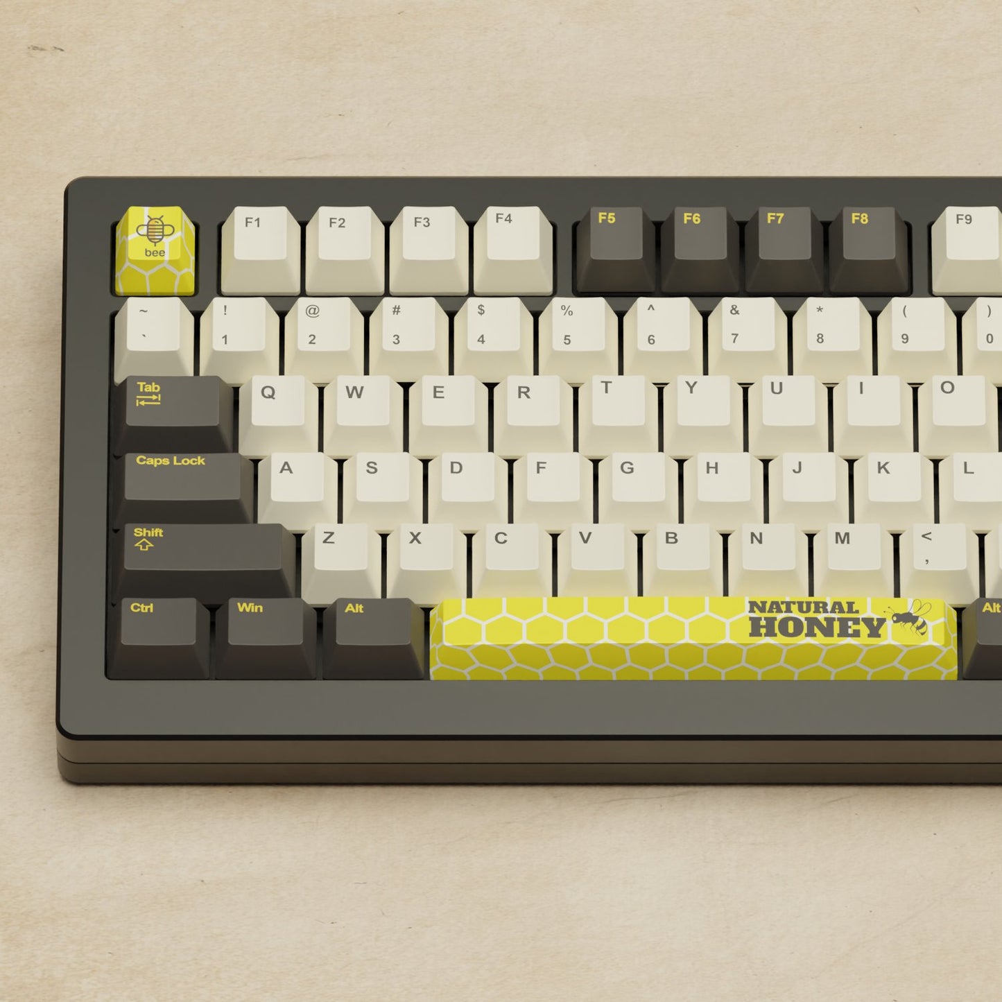 Monsgeek M1W - 75% Bee Mechanical Keyboard - Goblintechkeys
