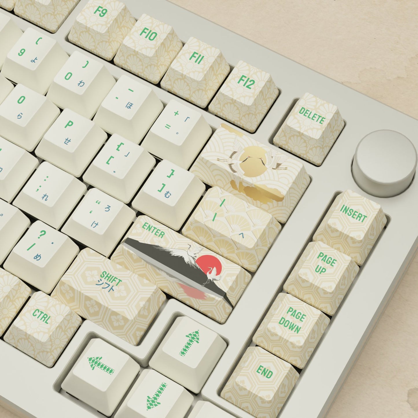 Monsgeek M1W - 75% Blender 3D ( Japanese Crane) Mechanical Keyboard - Goblintechkeys
