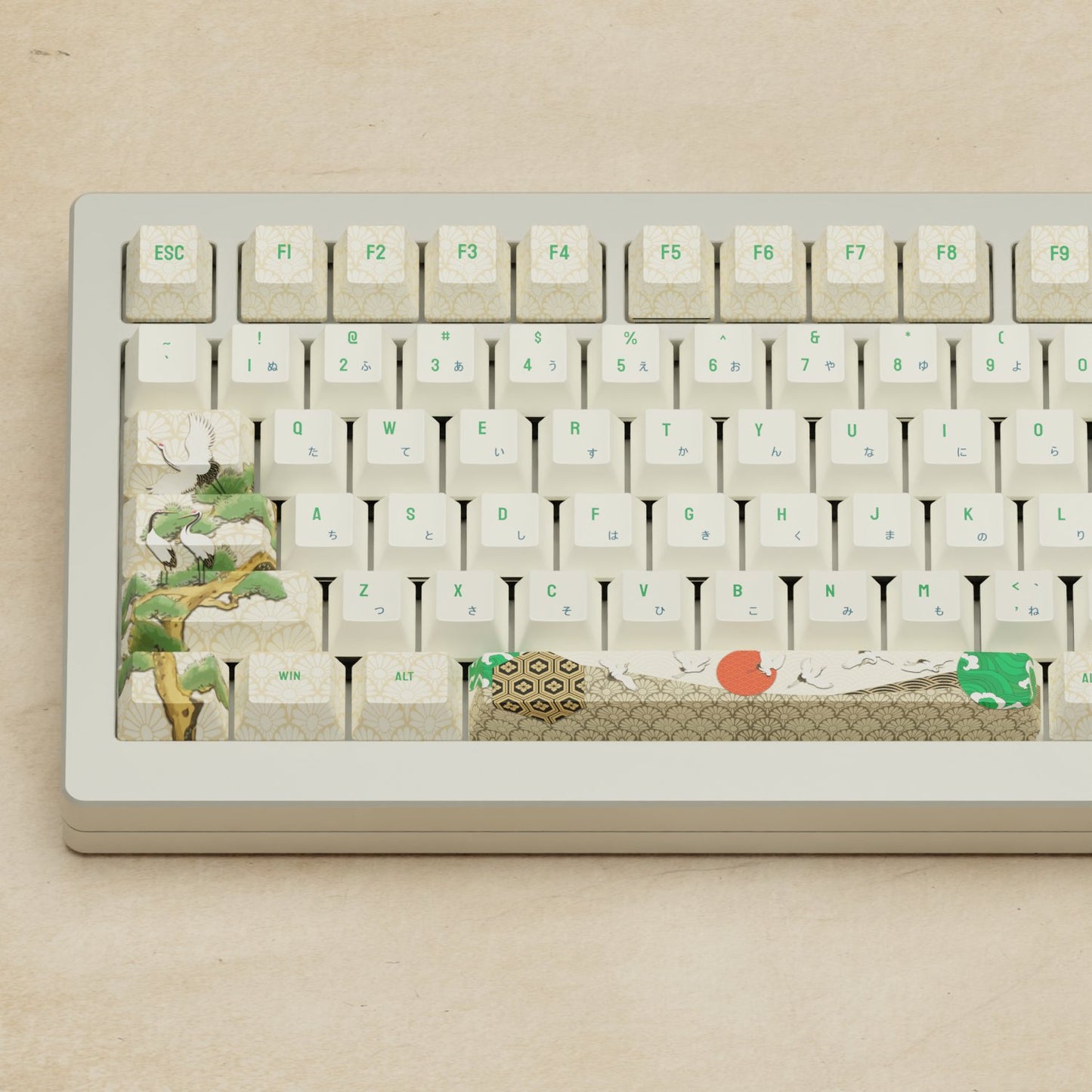 Monsgeek M1W - 75% Blender 3D ( Japanese Crane) Mechanical Keyboard - Goblintechkeys