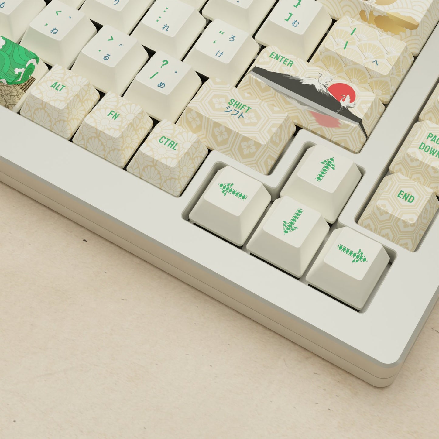 Monsgeek M1W - 75% Blender 3D ( Japanese Crane) Mechanical Keyboard - Goblintechkeys