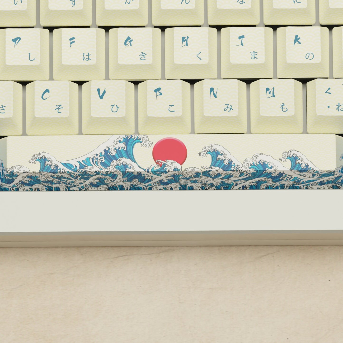 Monsgeek M1W - 75% Blender 3D (Japanese Wave) Mechanical Keyboard - Goblintechkeys