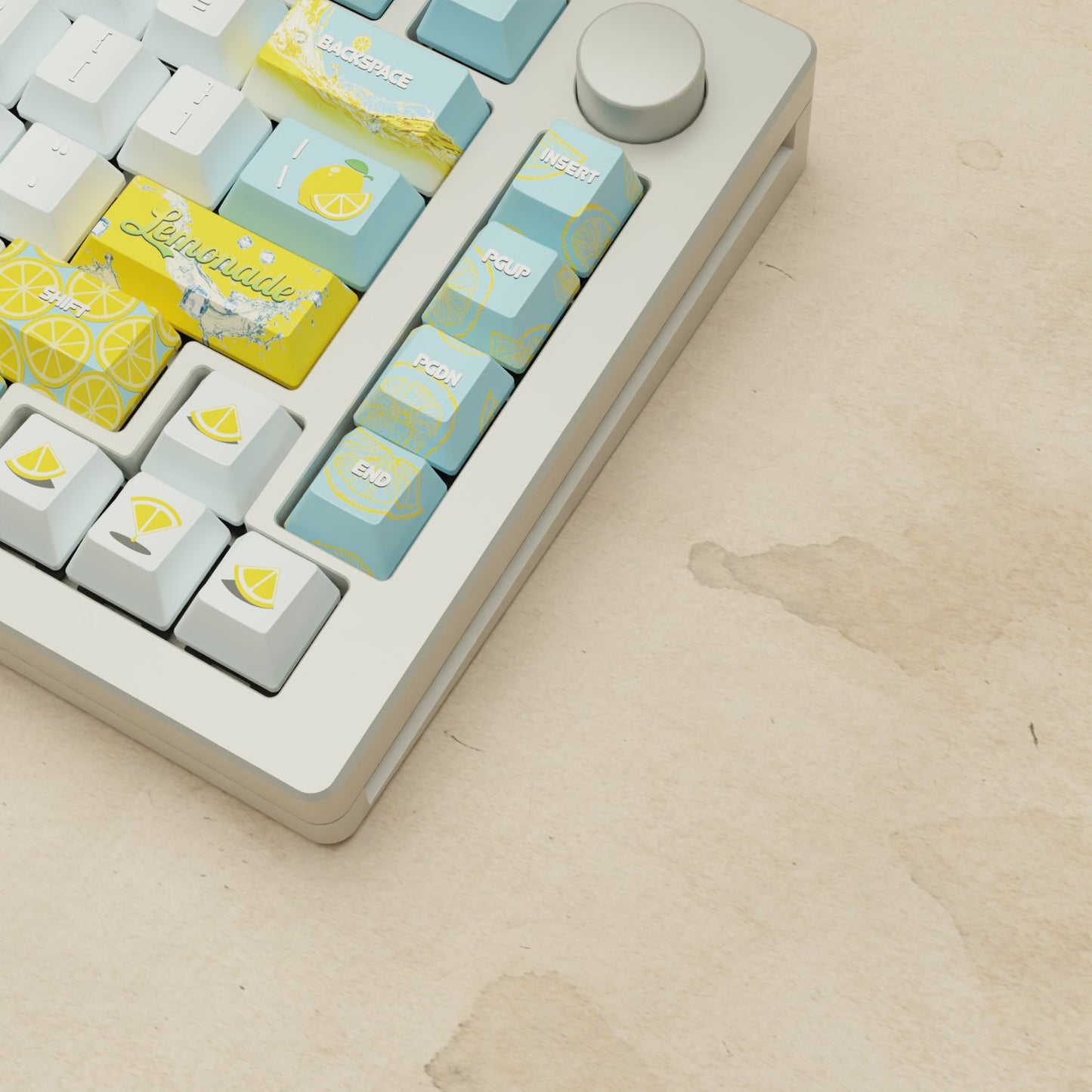Monsgeek M1W - 75% Blender 3D ( Lemonade) Mechanical Keyboard - Goblintechkeys