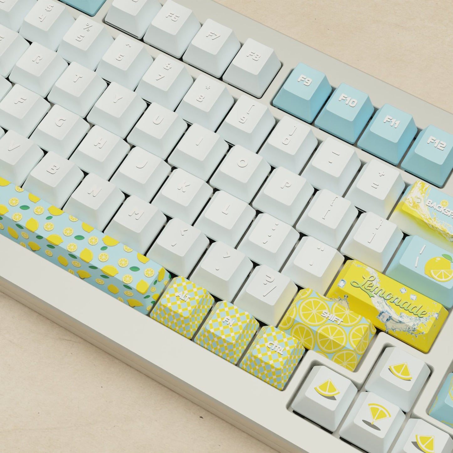 Monsgeek M1W - 75% Blender 3D ( Lemonade) Mechanical Keyboard - Goblintechkeys
