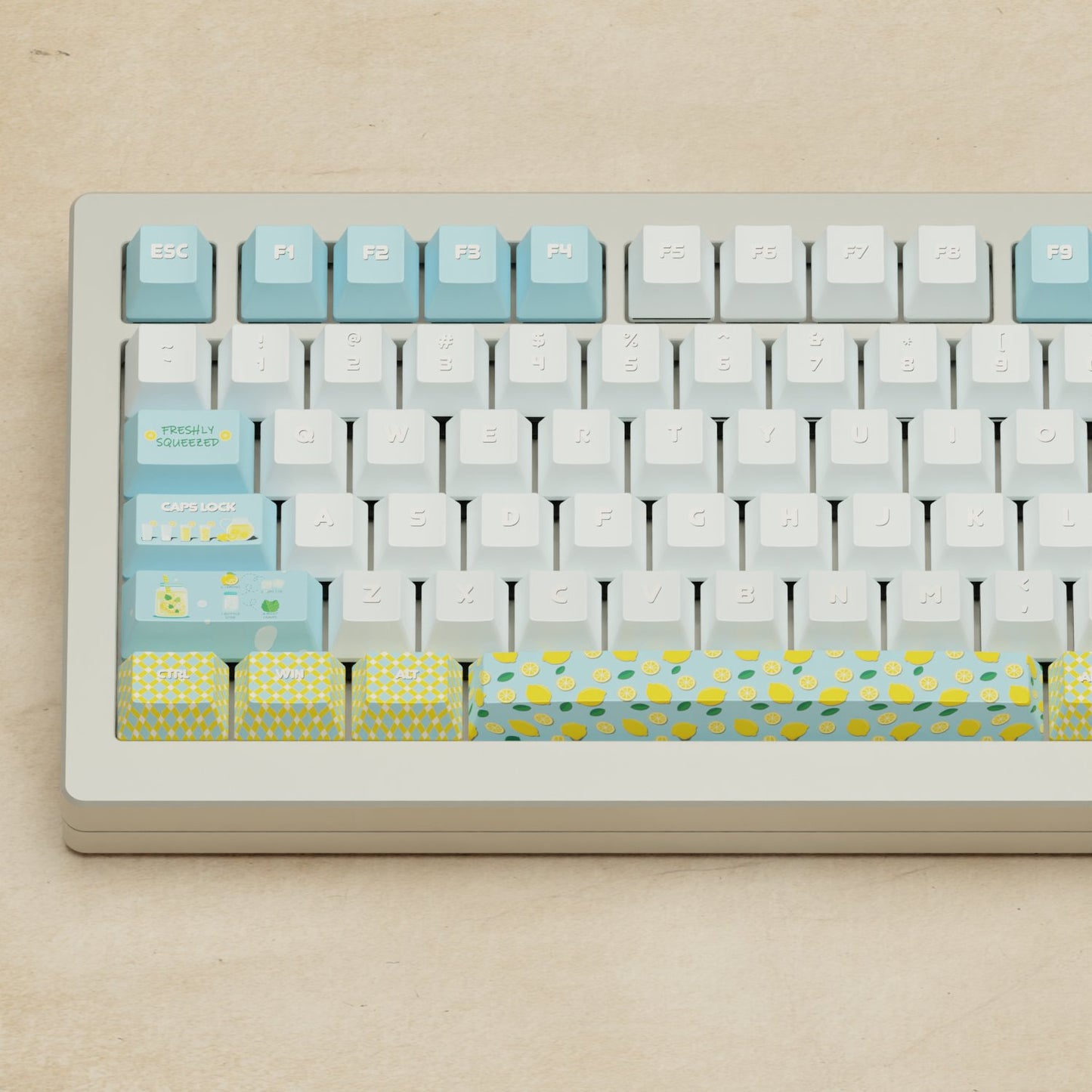 Monsgeek M1W - 75% Blender 3D ( Lemonade) Mechanical Keyboard - Goblintechkeys